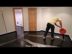 백대리암은 장식적 분명한 바닥을 코팅하는 금속성 에폭시 바닥을 봅니다