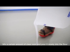 영업 창고 주차장을 위한 빠른 경화 에폭시 플레이크 플로어 코팅