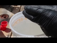 냄새 없는 금속 에포시 바닥 코팅 덮개 스프레이 대리석 에포시 코팅