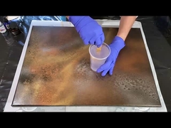 나무와 분명한 주방용 조리대를 코팅하기 위한 겉만 번지르한 마무리 테이블 표면 주물형 수지