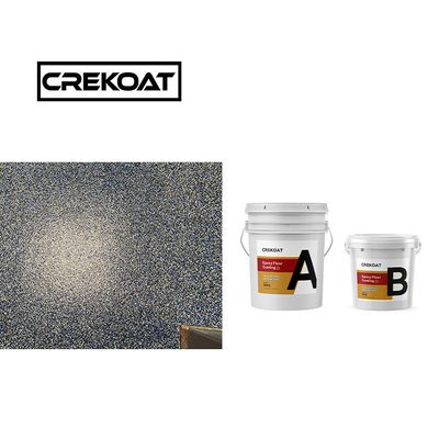 2무게에 따라 Epoxy 樹脂 바닥 코팅 벗겨지지 않는 Epoxy Multi Flake 코팅