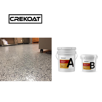 2무게에 따라 Epoxy 樹脂 바닥 코팅 벗겨지지 않는 Epoxy Multi Flake 코팅