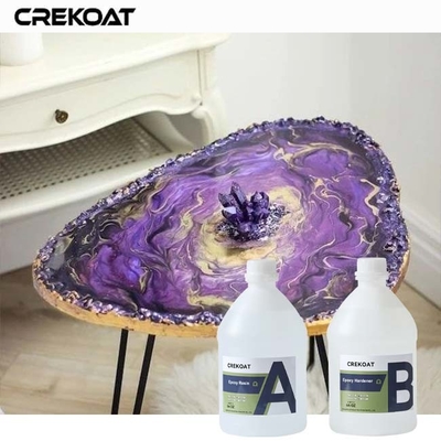 흠없는 표면 맑은 테이블 톱 에포시 DIY 애호가들을 위해 혼합하고 적용하기 쉬운