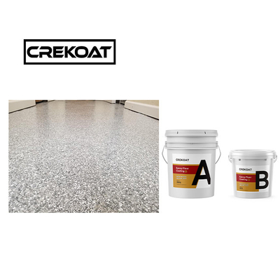 2무게에 따라 Epoxy 樹脂 바닥 코팅 벗겨지지 않는 Epoxy Multi Flake 코팅